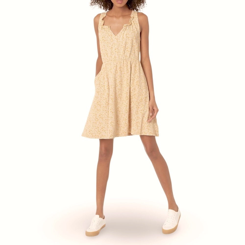 LUCKY Brand Floral Babydoll Dress with Pockets